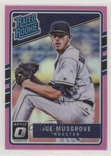 2017 Panini Donruss Optic Rated Rookies Pink Prizm Joe Musgrove #46 fo7