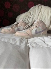 Air Jordan 1 Mid Pink Wash GS Kids Size  5 UK
