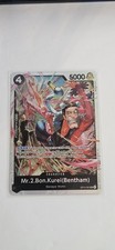 Mr.2.Bon.Kurei Bentham Foil OP14-091 The Azure Sea's Seven One Piece