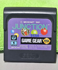 Junction (Sega Game Gear, 1991) Micronet Puzzle Game Cartridge 1 Player
