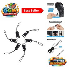 6 Pack Quick Release Camera Strap Clips - Durable Adjustable Safety Solution