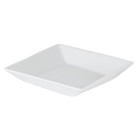 Twist Tapas Dish 13x13cm White Vitrified Porcelain Contemporary Stylish Pack 6