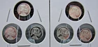 NEW SILVER LOT 6-1 Gram Indian/Buffalo Rounds In Holders-NEW BU UNC 6g SILVER