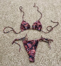 Women s 2 Piece Bikini Swimsuit Multicolor Size S