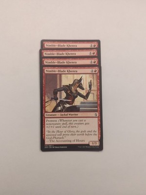 (4) Nimble-Blade Khenra *PLAYSET* Amonkhet Regular NM MTG