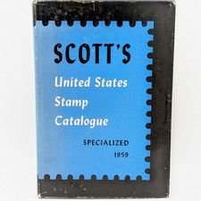 Scott's United States US Stamps Catalogue Price Guide Collecting Reference 1959