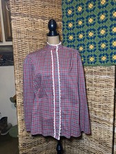 Vintage 70s Levi Paid With Lace Long Sleeve Shirt Measurements In Details