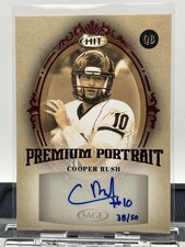2017 SAGE HIT #PPA-CR Cooper Rush Premium Portrait Autographs Red #/50