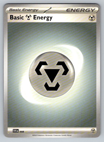 Basic Metal Energy 008 Common Scarlet & Violet Energies Pokemon Near Mint