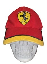 Vintage 2001 Ferrari Official Grand Prix Men’s Hat Strap Back Ars Srl Logo Red