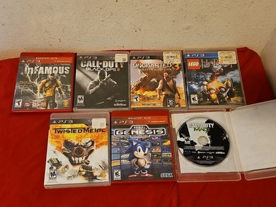 PS3 Lot Of 7 Call Of Duty Modern Warfare 3,Black Opps 2, Twisted Metal&More.  