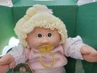 Vintage Cabbage Patch Kids Doll Blonde Paci