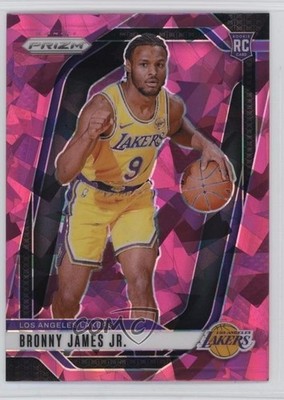 2024-25 Panini Prizm Pink Ice Prizm Bronny James Jr #243 17mc