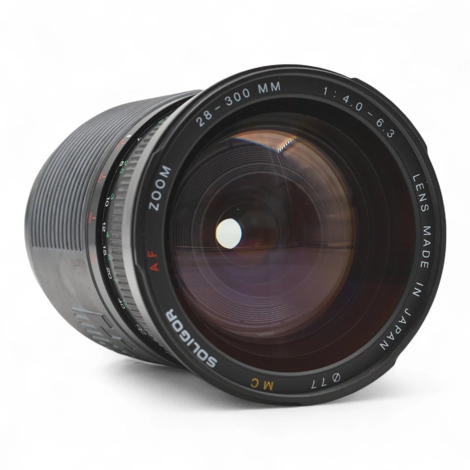 Soligor Af Mc 28-300mm Zoom 28-300 MM 4.0-6.3 - Canon Ef Analogue Digital - Image 3 of 4