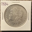 1886 Morgan Silver Dollar Uncirculated Brilliant Luster