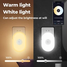 Tuya WiFi Smart Led Night Light PIR Motion Sensor RGB Timer App Voice Control