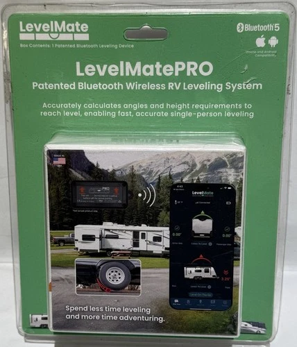 LevelMate PRO Wireless RV Leveling System Bluetooth Leveler for Campers - New
