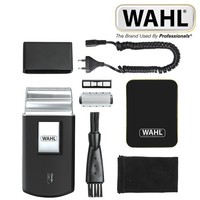 Wahl Pocket Travel Shaver Cordless Compact with Flexible Foil Black 3615-0403