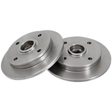 2 Bremsscheiben voll Ø 222 mm 10 mm A.B.S. für u.a. MAZDA 323