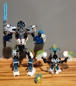 100% Complete & Retired Lego Bionicle: Kopaka & Melum - Unity Set (71311) w/ Man