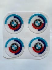4x BMW Aufkleber für Radnabenkappen Selbstklebende Embleme für Felgen