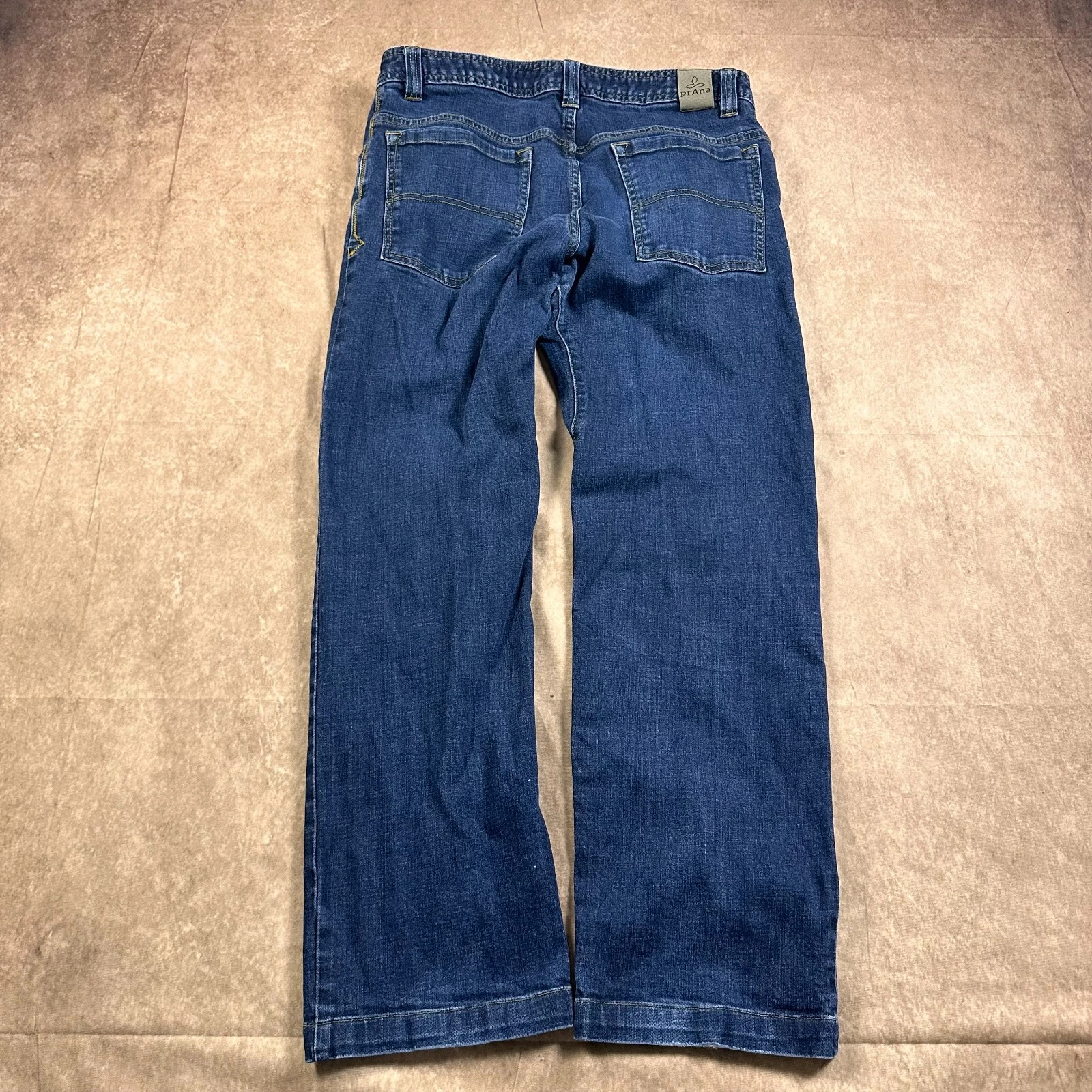 prana slim straight stretch comfort fit denim outdoors pants