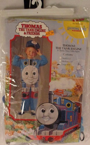 1993 THOMAS THE TANK ENGINE COSTUME LARGE SIZE 4-6 CHILD NEW BY DISGUISE INC.