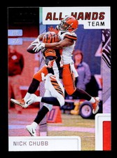Nick Chubb Insert 2019 Score All Hands Team #2 Football Card