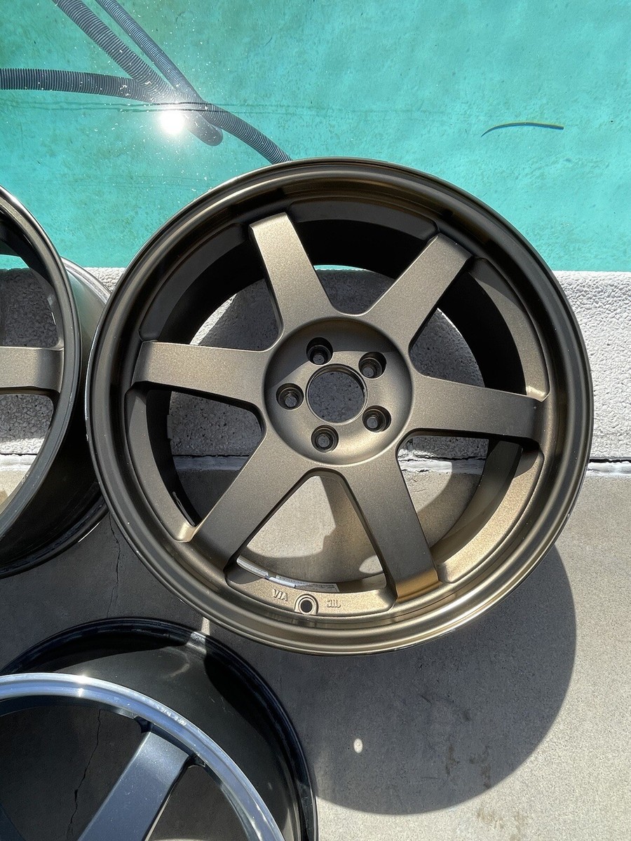 あ*ち様 RAYS VOLKRACING LE37 18inch7.5J+48 Volk Racing TE37 Saga SL 5x112 18x8.5+42 Pressed Graphite