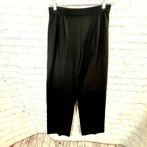 Pantalon Capri Court Femme St. John Collection Noir 'Santana' - Taille 4 - Occasion Très Bon état