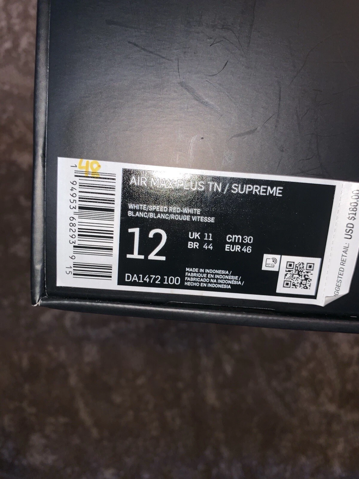 Air Max Plus Supreme Blanc 
