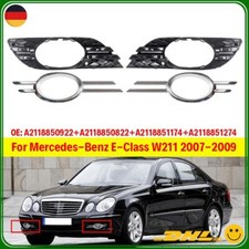 Für Mercedes Benz 07-09 E W211 Nebelscheinwerfer Grill Blende Abdeckung L+R