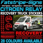 to fit CITROEN RELAY RECOVERY STICKERS GRAPHICS DECALS STRIPES 24 HOURS TRUCK