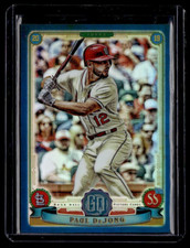 2019 Topps Gypsy Queen Chrome Box Toppers Indigo Refractors #45 Paul DeJong /150