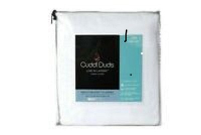 Cuddl Duds Twin Flannel White Sheet Set 