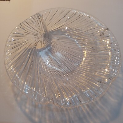 Mid Century Pukeberg Glass Scallop Clam Shell Dish Eva Englund
