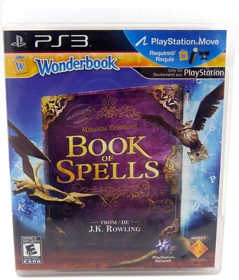 Wonderbook Book Of Spells Fantasy Magic Sony PlayStation 3 PS3 Game 2012