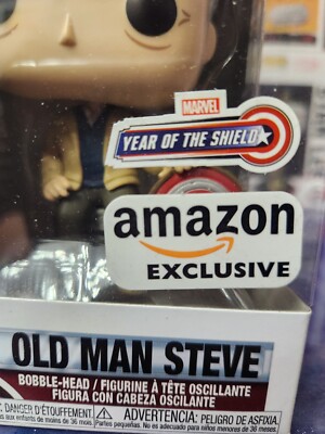 Funko Pop! Vinyl: Marvel - Old Man Steve - Amazon (AM) (Exclusive
