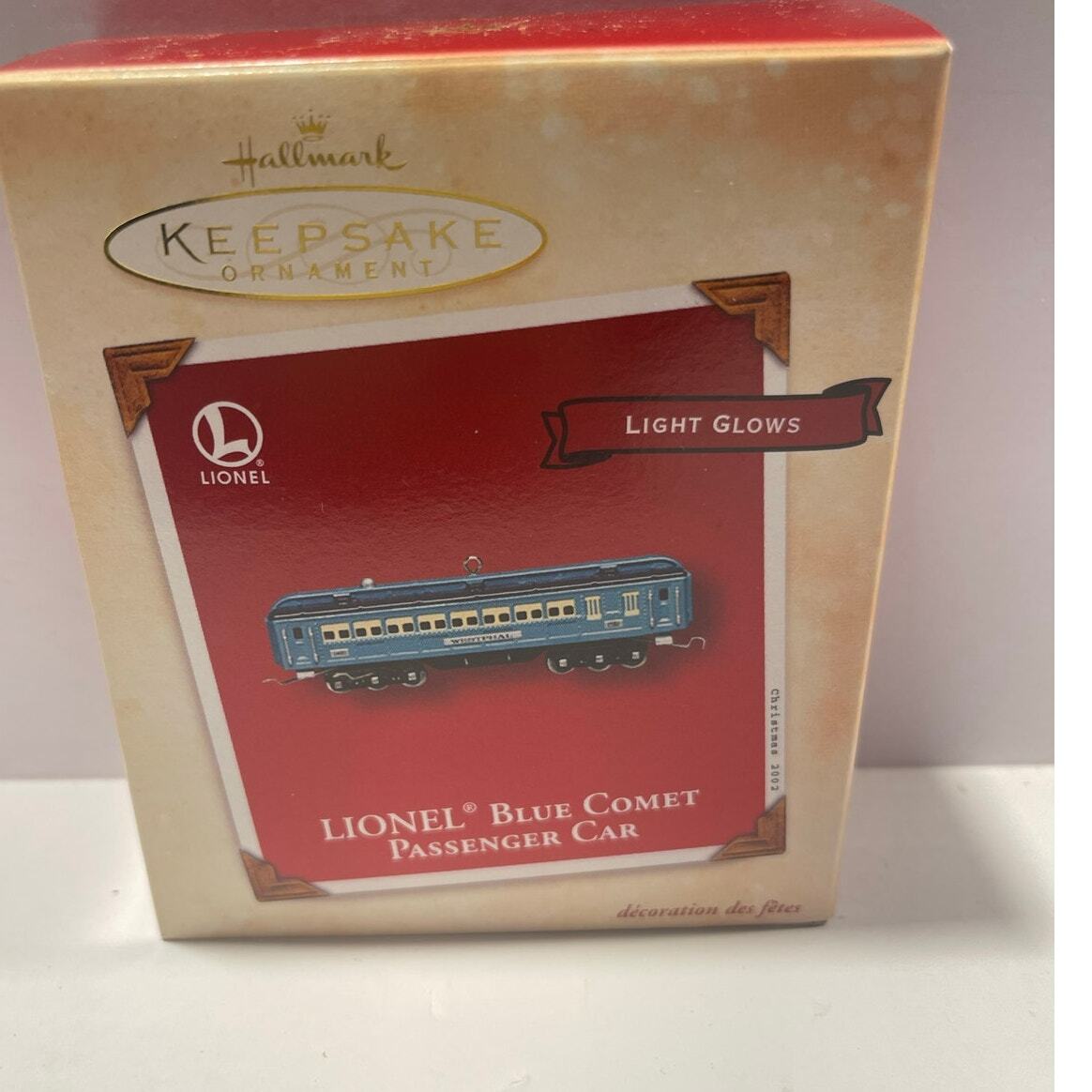 Hallmark Lionel Blue Comet Passenger Car Train 2002