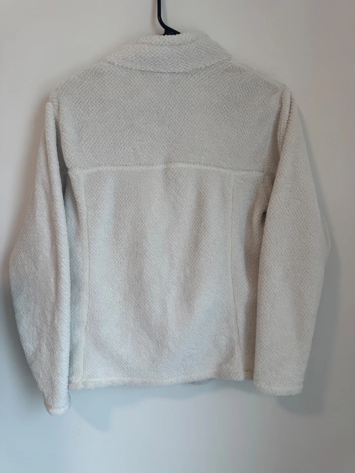 Patagonia Niñas XXL Re-Tool Snap-T Blanco Polar Suéter Chaqueta Polartec Foto 2 de 4
