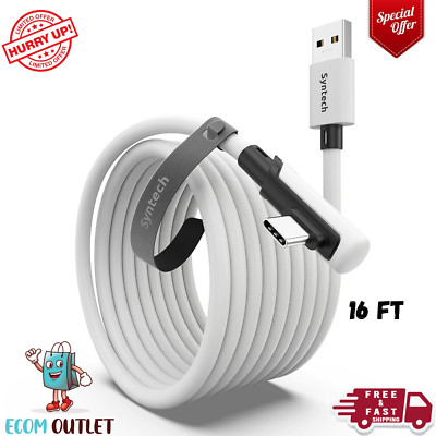 Link Cable 16FT for PCVR Compatible with Oculus/Quest 3/Meta Quest 3S Quest2/Pro