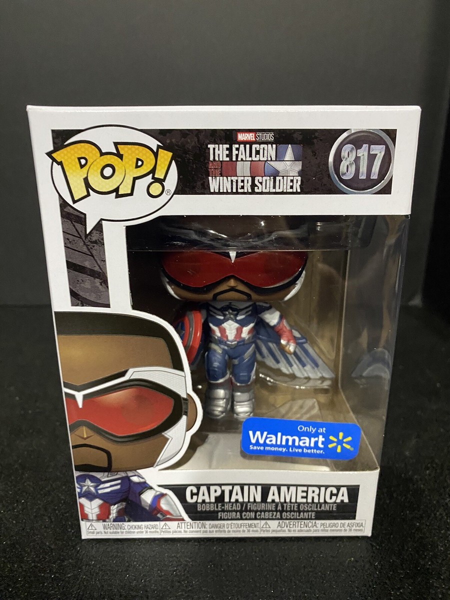 FUNKO POP CAPTAIN AMERICA 817 WALMART EXCLUSIVE MARVEL E02
