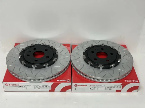 FRONT SLOTTED 2-Piece Brake Rotors For 2009-2015 Camaro ZL1 CTS-V CTSV w/Brembo