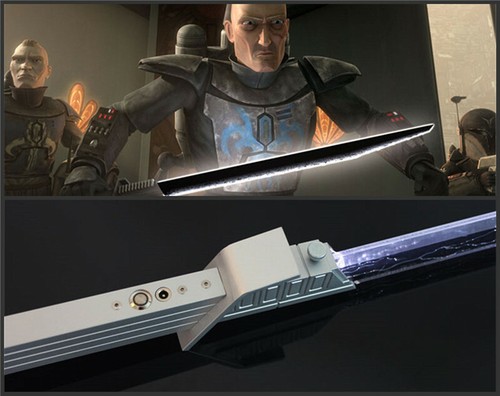 Star Wars Mandaloria Darksaber White 