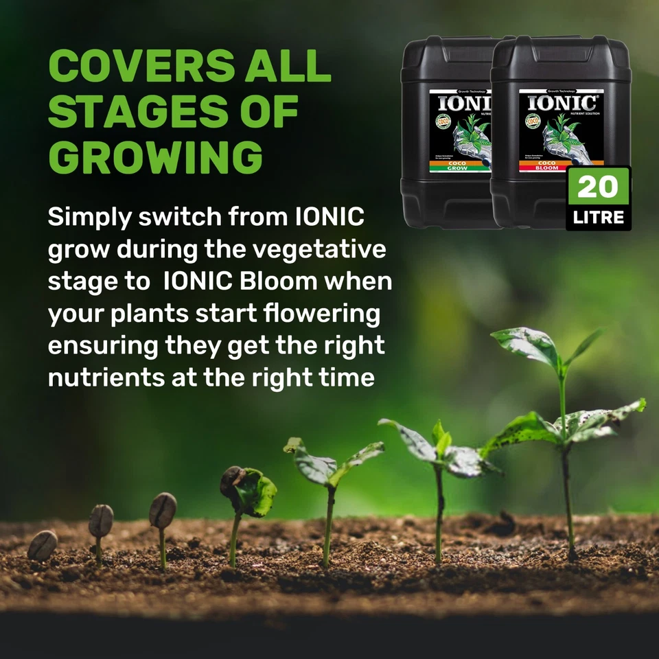 IONIC COCO BLOOM- Hydroponic Nutrient/ Bloom Stimulator- 20 L - Image 3 of 4