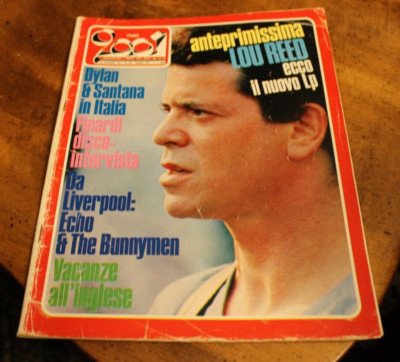Ciao 2001 ~ July 1984 ~  Lou Reed / Santana / Echo & The Bunnymen (Italian)