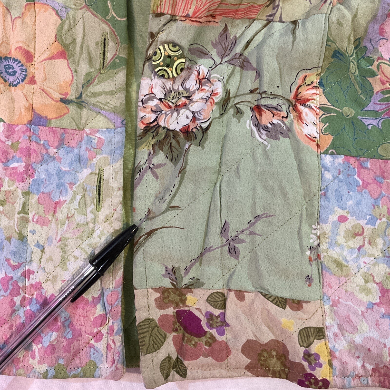 Casual Studio Women's Jacket Green Patchwork Colo… - image 4