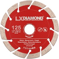 Lxdiamond Diamant-Trennscheibe 125Mm Beton Stein Mauerwerk Ziegel Waschbeton