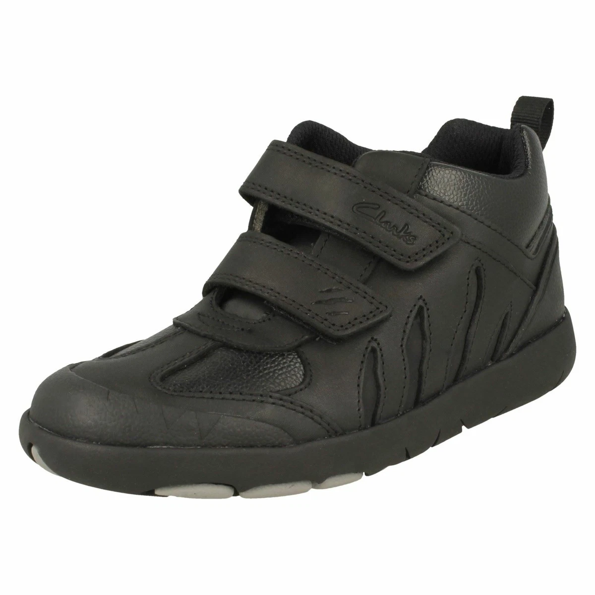 Boys Clarks Smart Dinosaur Detailed Ankle Boots Rex Hop K