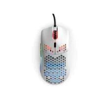 Glorious Model O Wired PC Gaming Mouse - White (LEFT BUTTON IS NOT ON - WORKS)